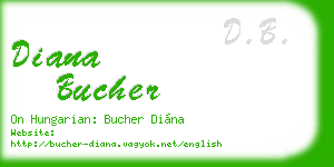 diana bucher business card